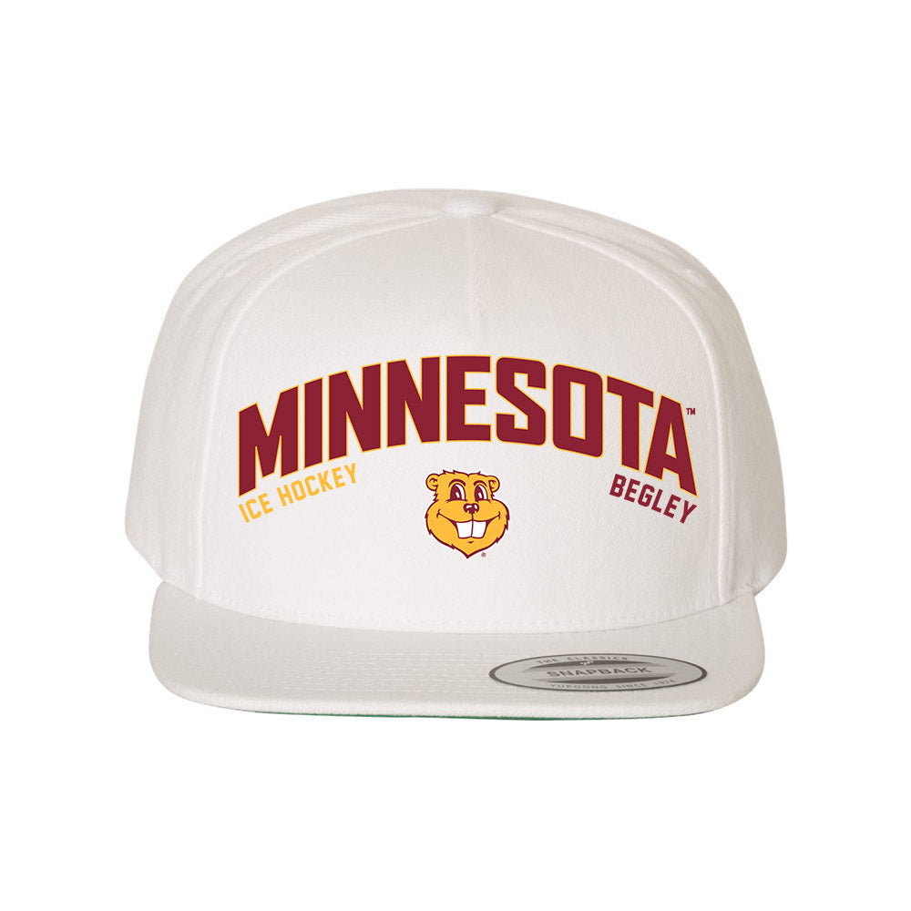 Minnesota - NCAA Men's Ice Hockey : Axel Begley - Snapback Hat-0