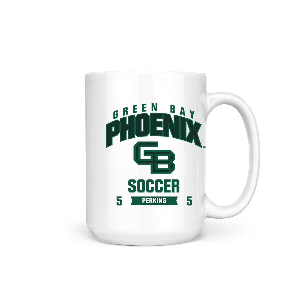 UW Green Bay - NCAA Men's Soccer : Ty Perkins - Coffee Mug-0