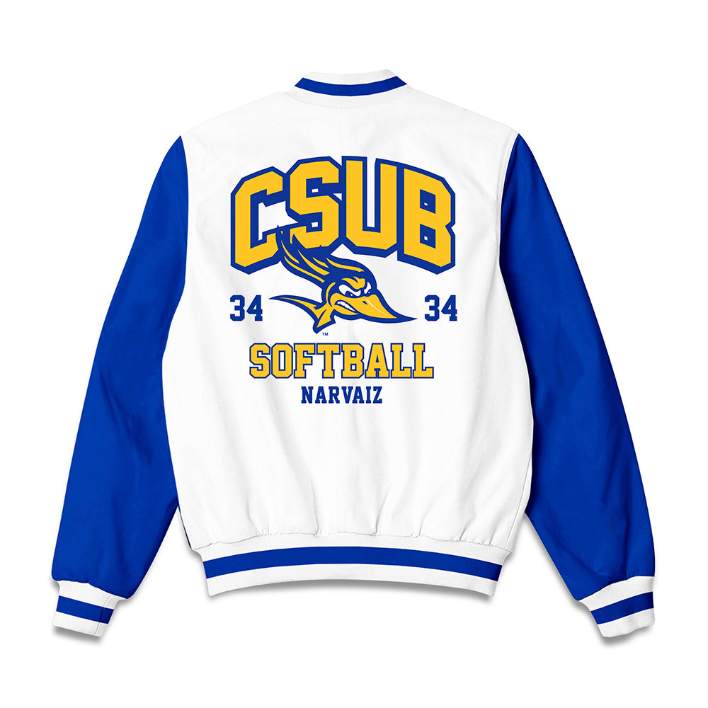 CSU Bakersfield - NCAA Softball : Mari Narvaiz - Bomber Jacket-1
