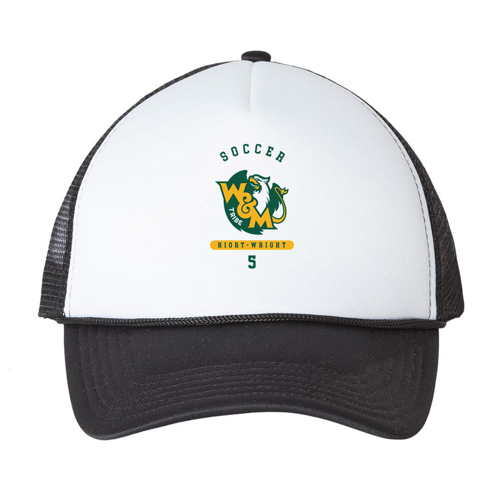 William & Mary - NCAA Men's Soccer : Noah Hiort-Wright - Trucker Hat-0
