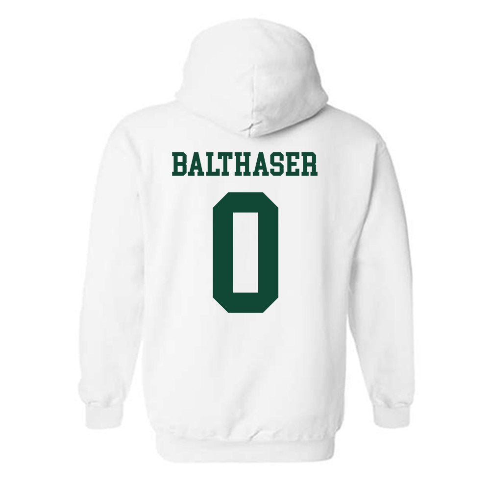 Ohio - NCAA Women's Swimming & Diving : Stephanie Balthaser - Sports Shersey Hooded Sweatshirt-1