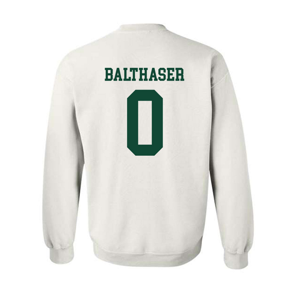 Ohio - NCAA Women's Swimming & Diving : Stephanie Balthaser - Sports Shersey Crewneck Sweatshirt-1