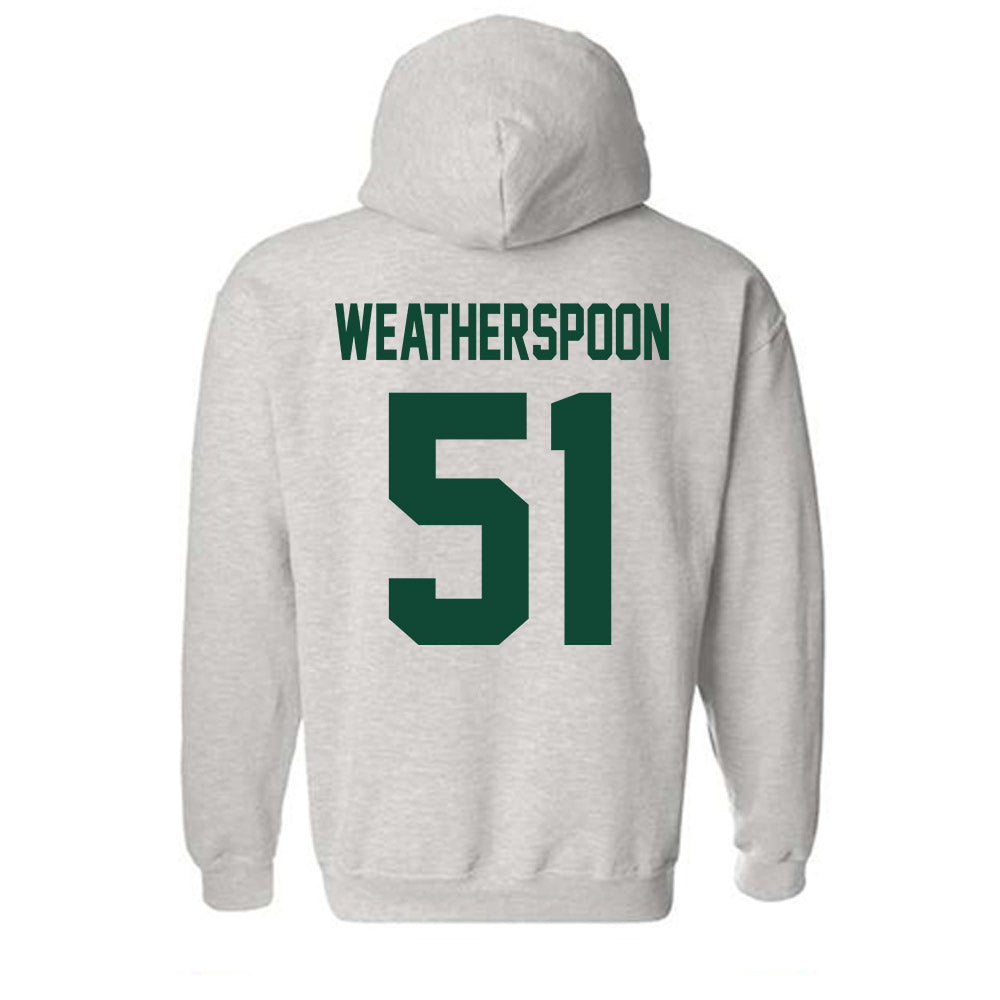 Ohio - NCAA Football : Davion Weatherspoon - Sports Shersey Hooded Sweatshirt