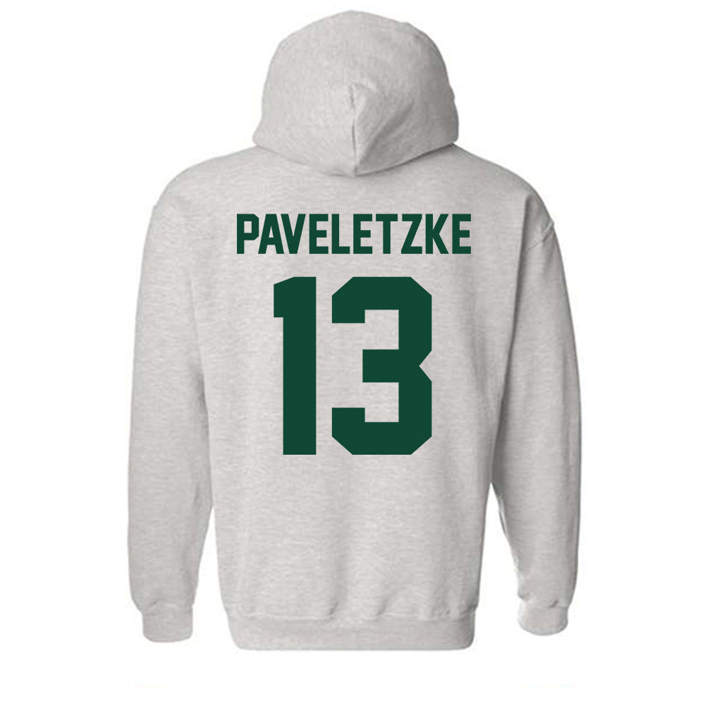Ohio - NCAA Men's Basketball : Jackson Paveletzke - Sports Shersey Hooded Sweatshirt-1
