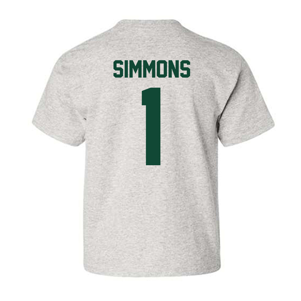 Ohio - NCAA Men's Basketball : Javan Simmons - Sports Shersey Youth T-Shirt-1