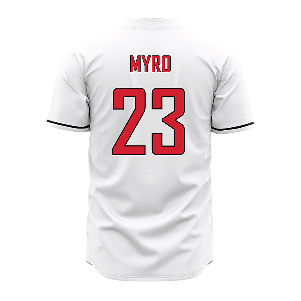 UNLV - NCAA Baseball : Gunnar Myro - White Jersey-1