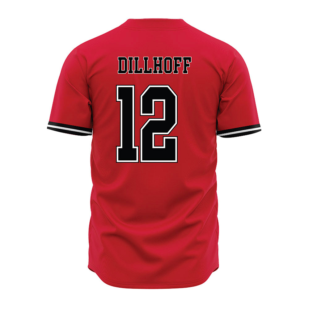 UNLV - NCAA Baseball : Parker Dillhoff - Red Jersey-1