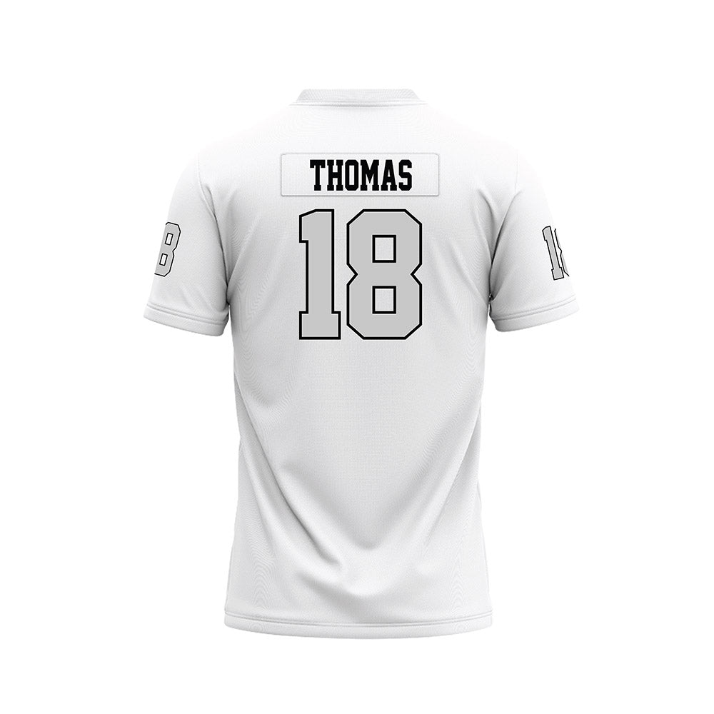 UNLV - NCAA Football : Landen Thomas - White Football Jersey-1