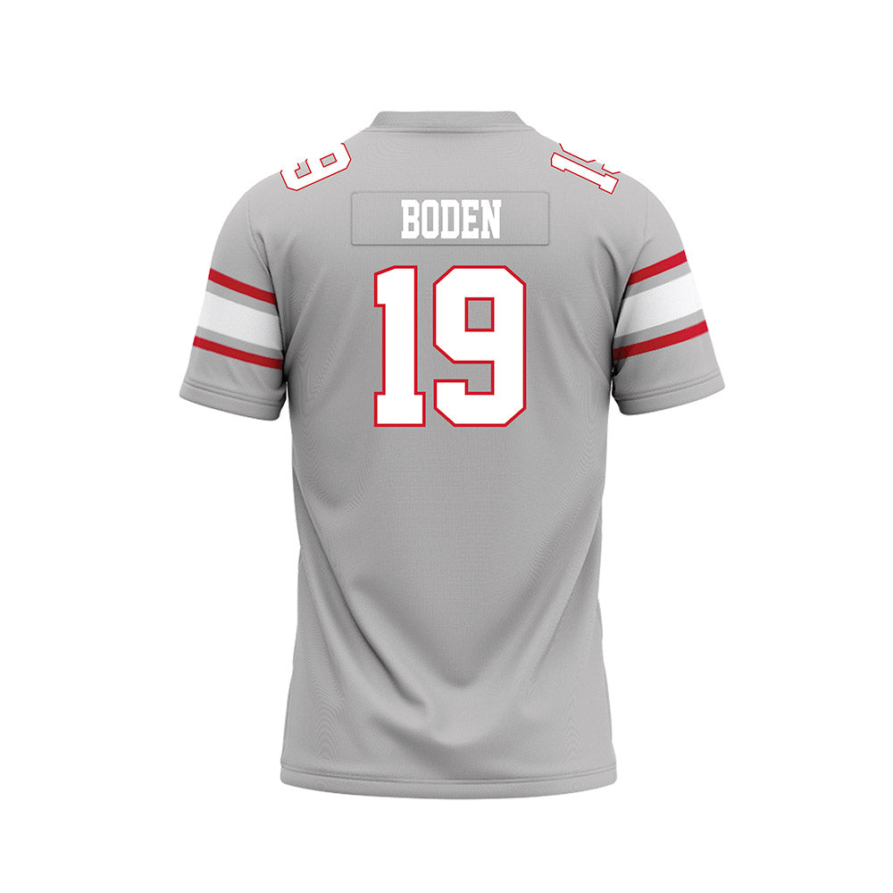 UNLV - NCAA Football : Danny Boden - Grey Football Jersey-1