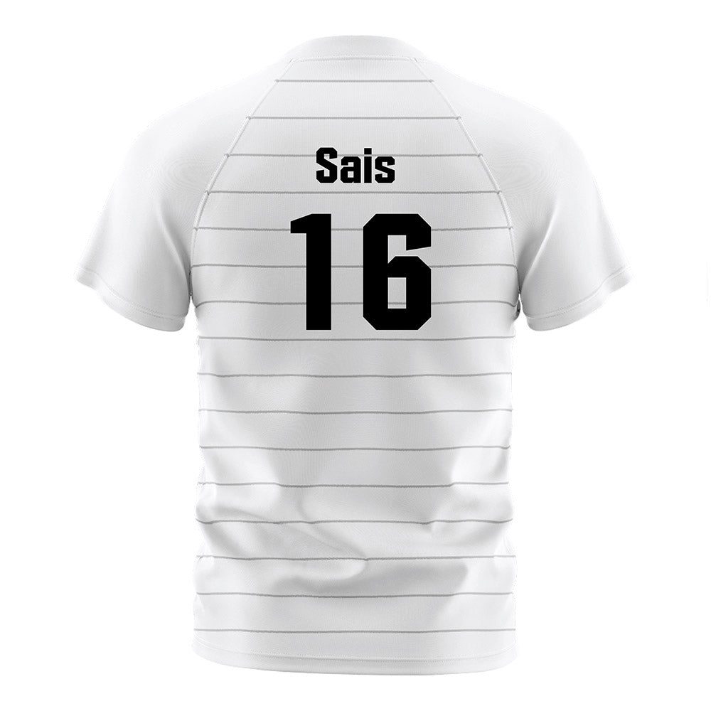UNLV - NCAA Men's Soccer : Jace Sais - White Striped Soccer Jersey-1