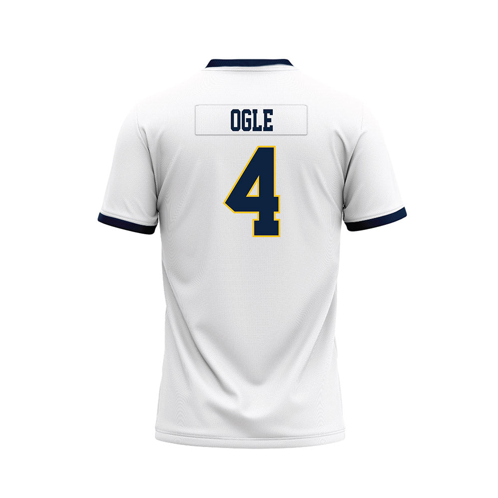 Murray State - NCAA Football : Jim Ogle - White Premium Football Jersey