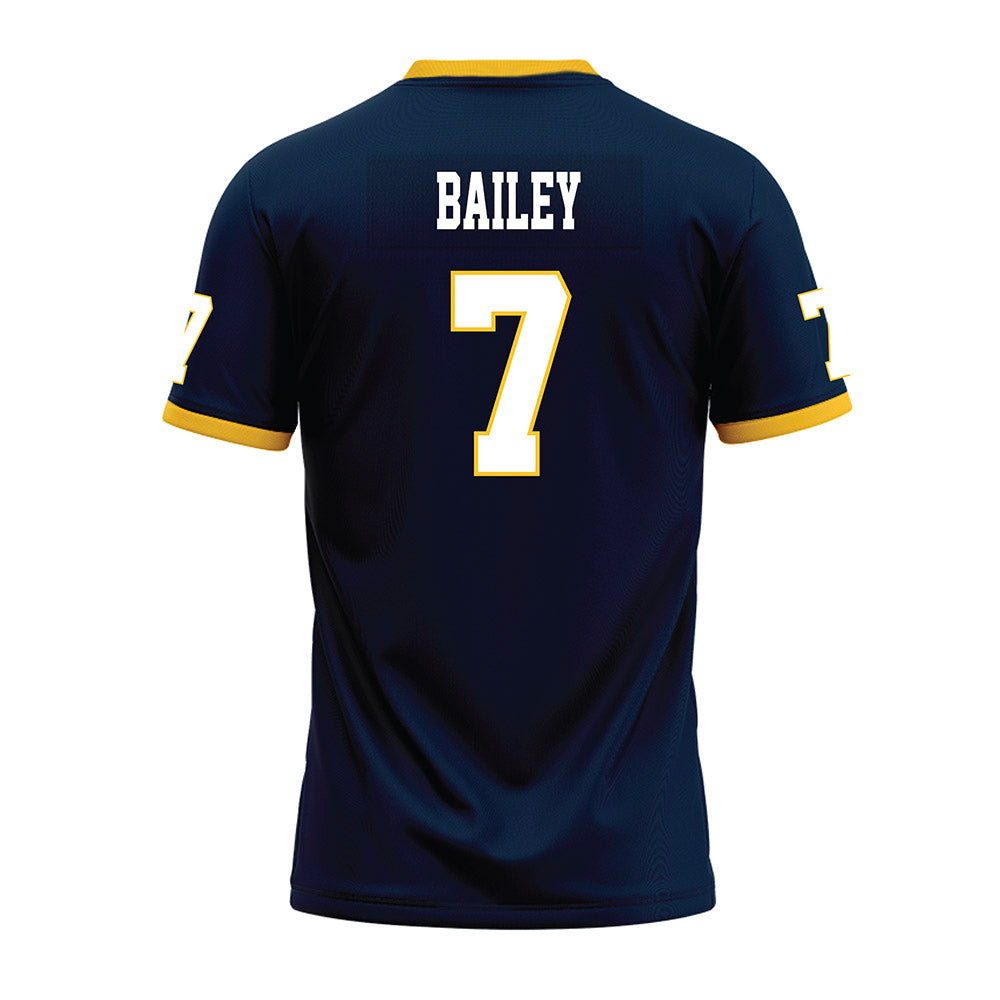 Murray State - NCAA Football : Kaleb Bailey - Navy Premium Football Jersey-1