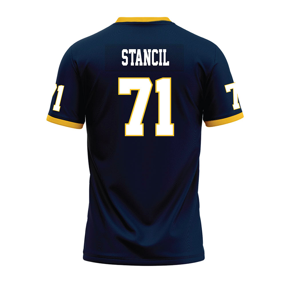 Murray State - NCAA Football : Cameron Stancil - Navy Premium Football Jersey-1