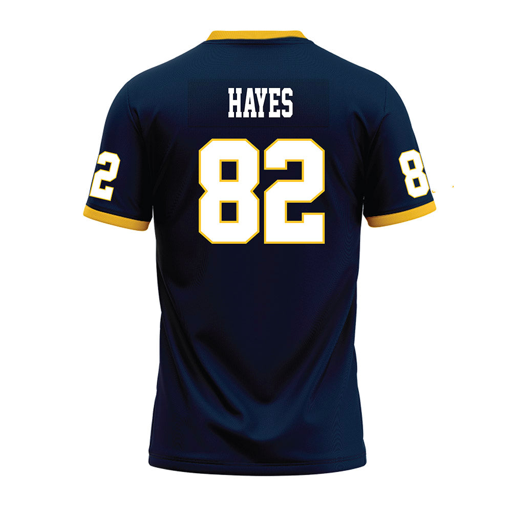 Murray State - NCAA Football : Arnett Hayes - Navy Premium Football Jersey-1