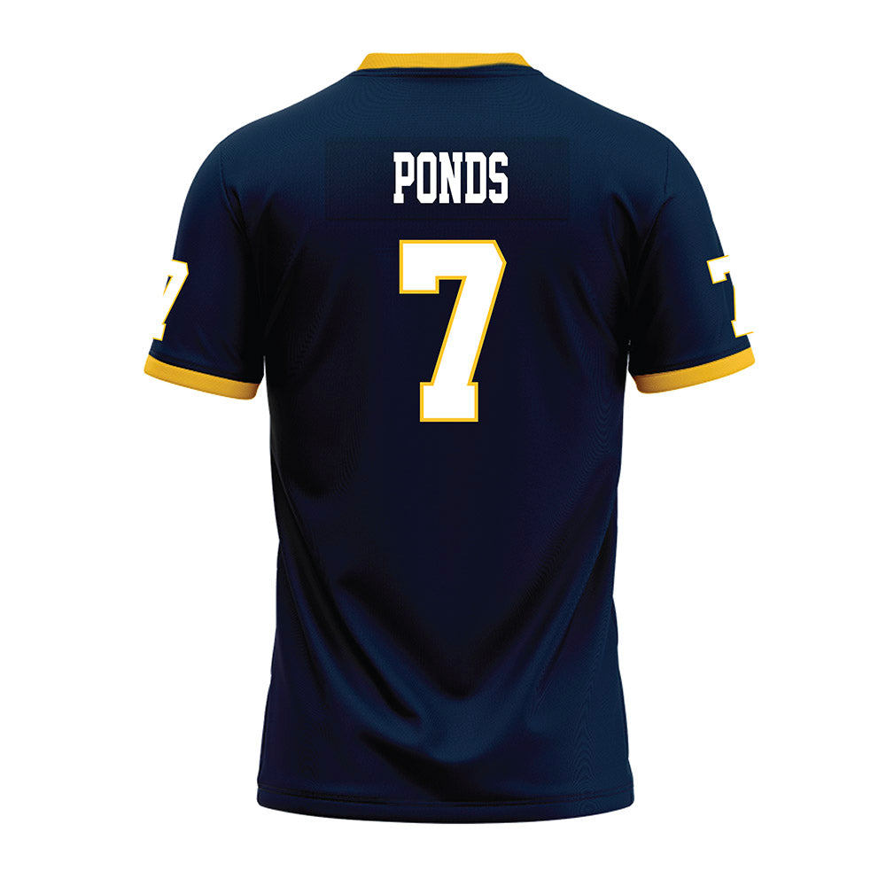 Murray State - NCAA Football : Marion Ponds - Navy Premium Football Jersey-1