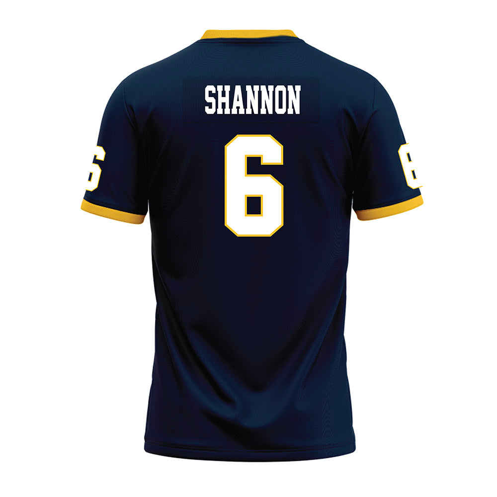 Murray State - NCAA Football : Shadon Shannon - Navy Premium Football Jersey-1