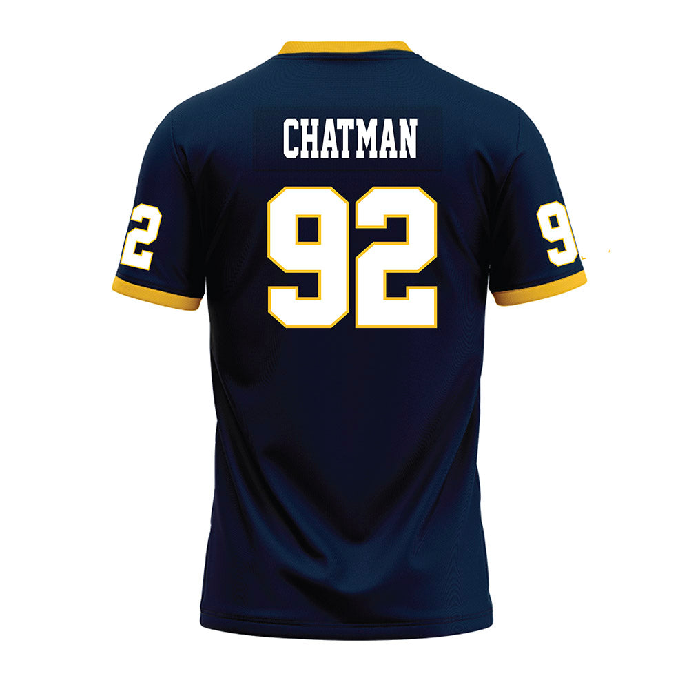 Murray State - NCAA Football : JJ Chatman - Navy Premium Football Jersey-1