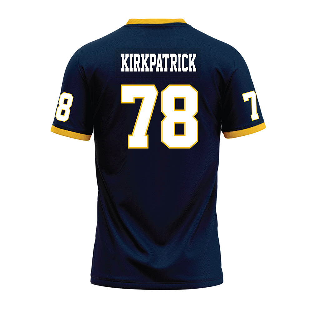 Murray State - NCAA Football : Eric Kirkpatrick - Navy Premium Football Jersey-1
