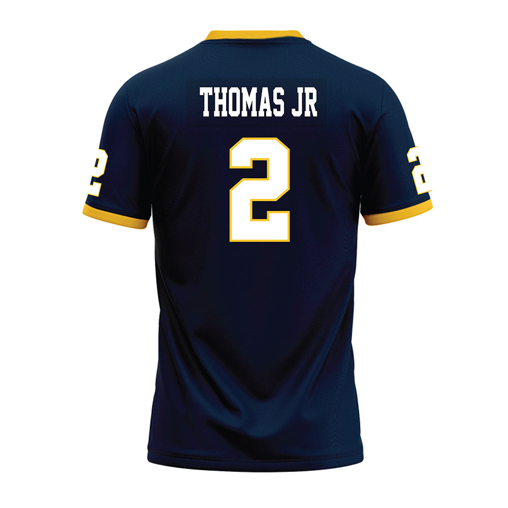 Murray State - NCAA Football : Michael Thomas Jr - Navy Premium Football Jersey-1