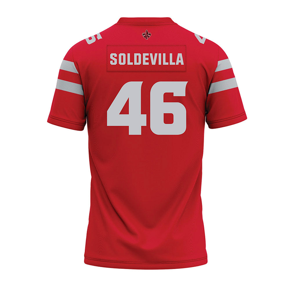 Louisiana - NCAA Football : Emiliano Soldevilla - Premium Football Jersey
