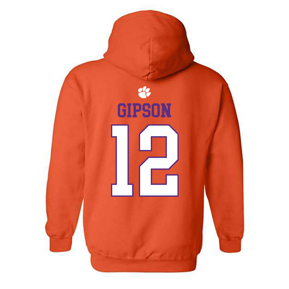 Clemson - NCAA Football : Corian Gipson - Classic Shersey Hooded Sweatshirt-1