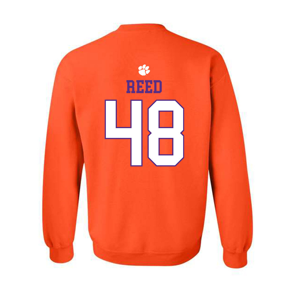 Clemson - NCAA Football : Charlie Reed - Classic Shersey Crewneck Sweatshirt-1