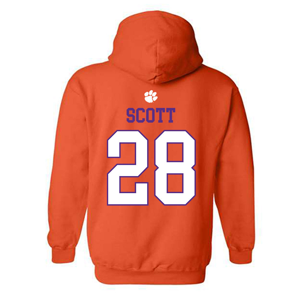 Clemson - NCAA Women's Lacrosse : Teagan Scott - Classic Shersey Hooded Sweatshirt-1