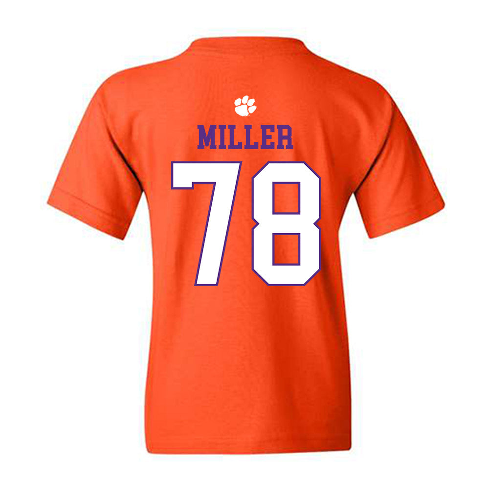 Clemson - NCAA Football : Blake Miller - Classic Shersey Youth T-Shirt-1