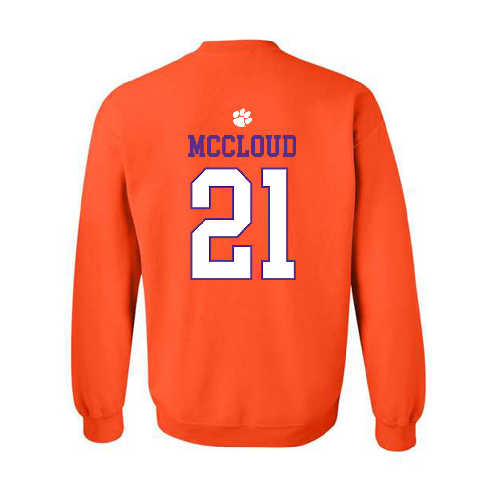 Clemson - NCAA Football : Kobe McCloud - Classic Shersey Crewneck Sweatshirt-1