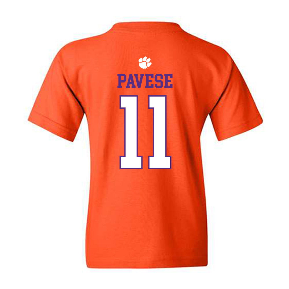 Clemson - NCAA Softball : Mac Pavese - Classic Shersey Youth T-Shirt-1