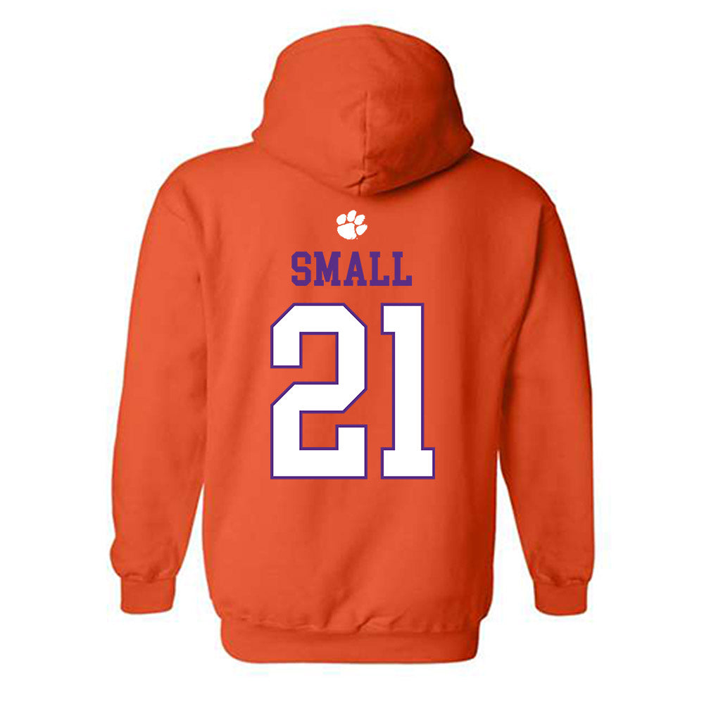 Clemson - NCAA Women's Soccer : Carla Small - Classic Shersey Hooded Sweatshirt-1