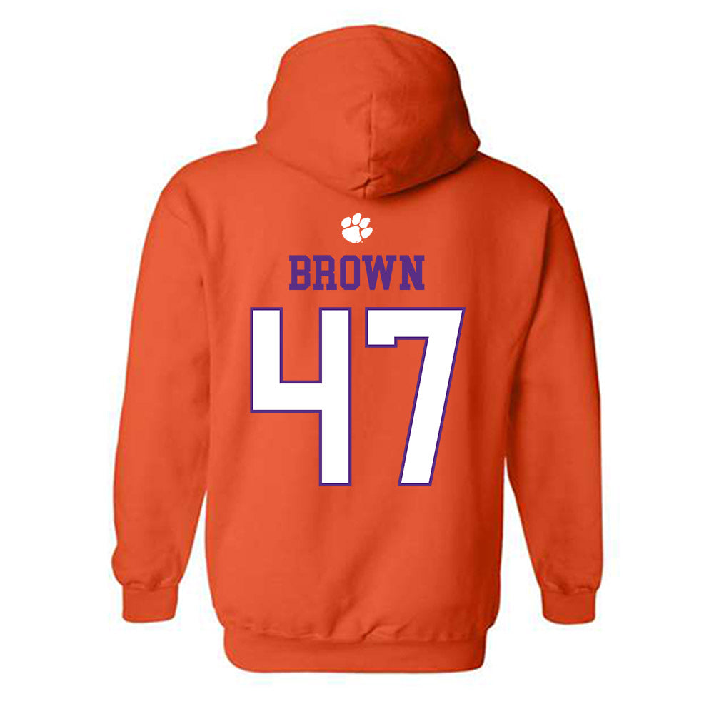 Clemson - NCAA Football : Sammy Brown - Classic Shersey Hooded Sweatshirt