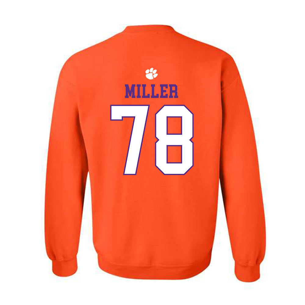 Clemson - NCAA Football : Blake Miller - Classic Shersey Crewneck Sweatshirt-1