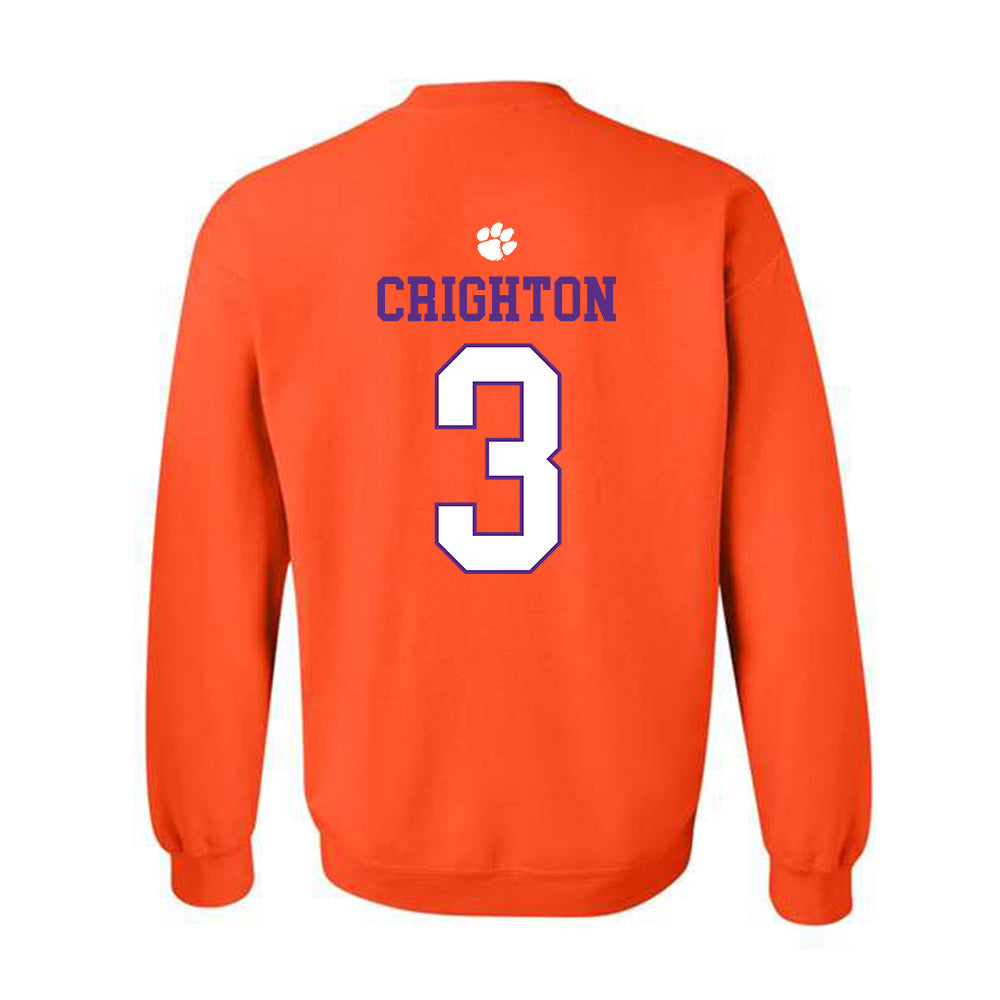 Clemson - NCAA Baseball : Jack Crighton - Classic Shersey Crewneck Sweatshirt