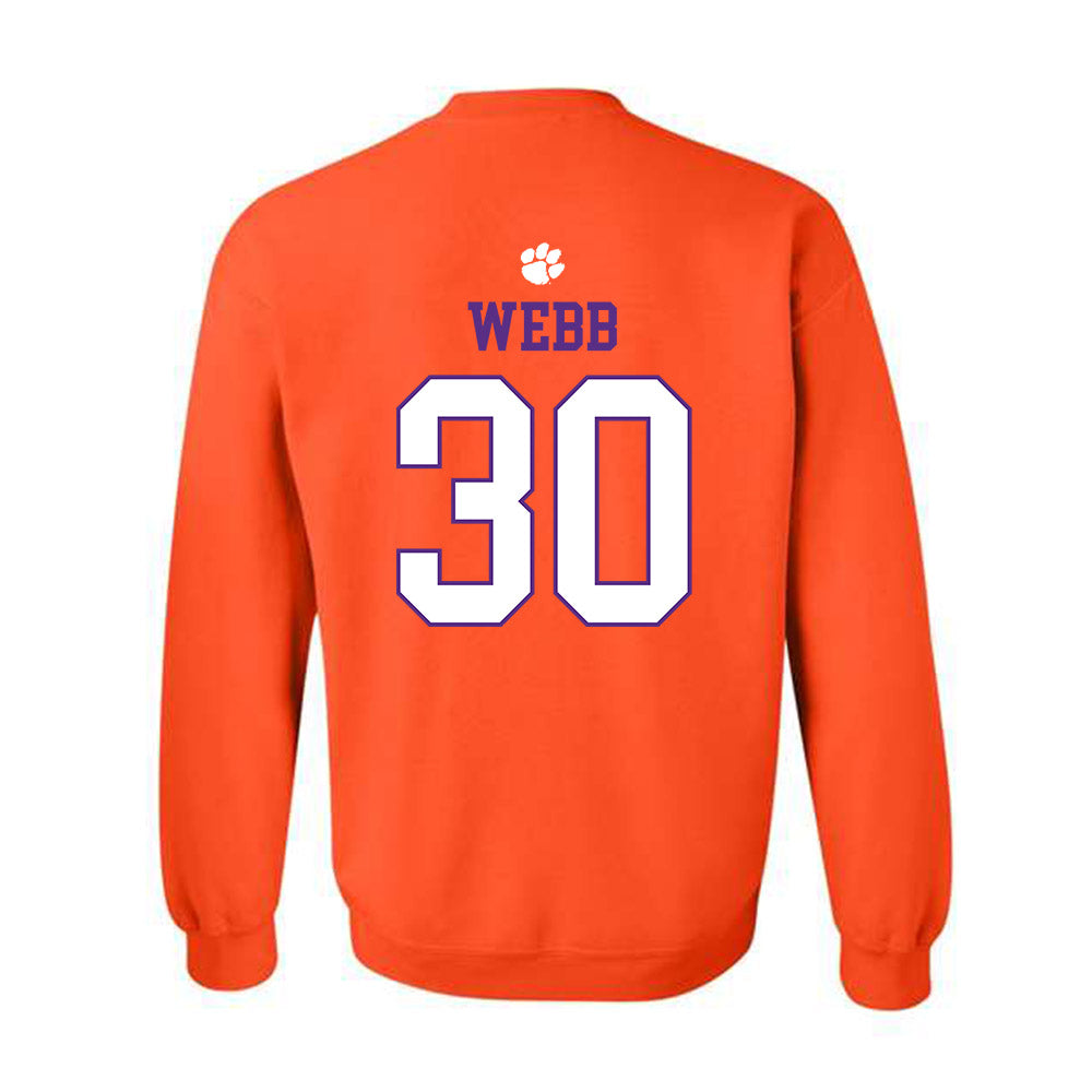 Clemson - NCAA Football : Kylen Webb - Classic Shersey Crewneck Sweatshirt-1