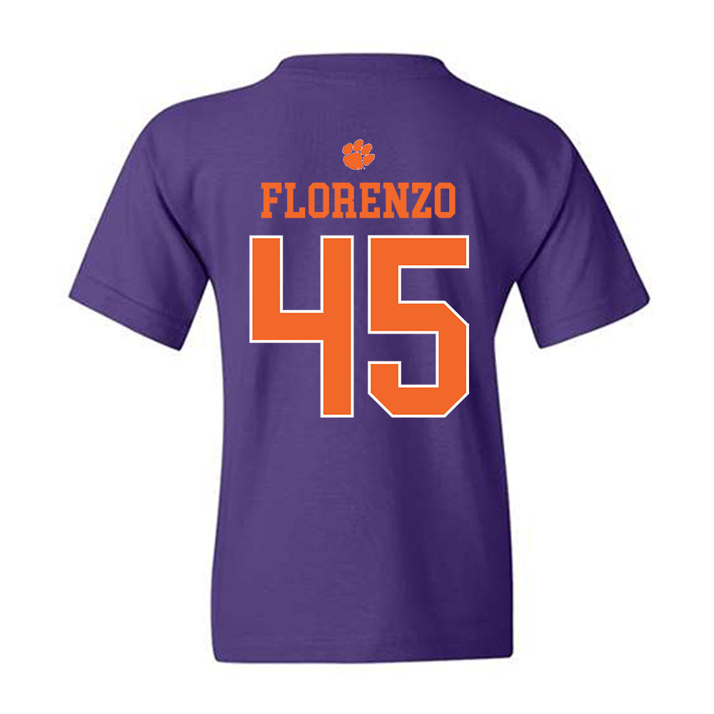 Clemson - NCAA Football : Philip Florenzo - Classic Shersey Youth T-Shirt-1