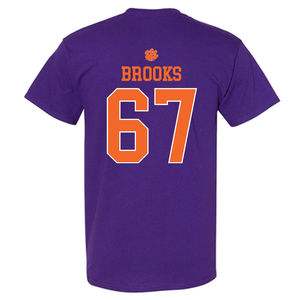 Clemson - NCAA Football : Nathan Brooks - Classic Shersey T-Shirt-1