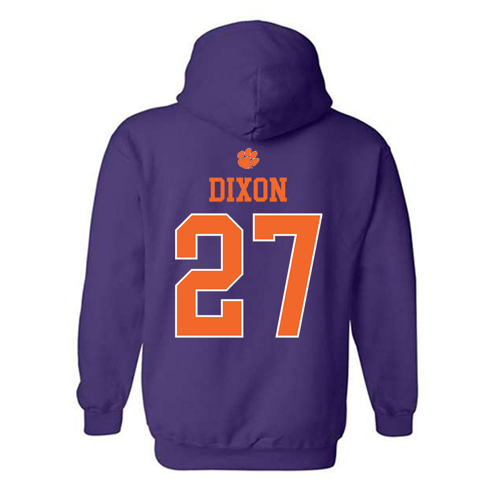 Clemson - NCAA Football : Noah Dixon - Classic Shersey Hooded Sweatshirt-1