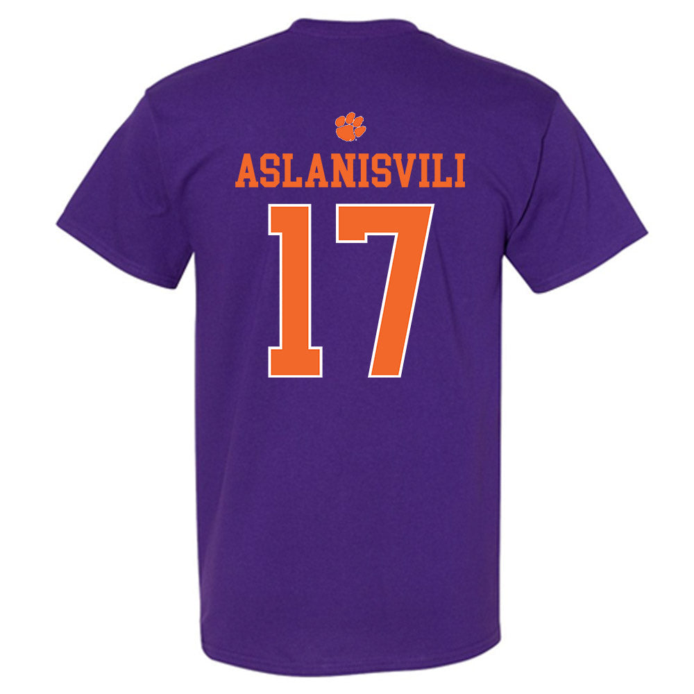 Clemson - NCAA Women's Tennis : Artemis Aslanisvili - Classic Shersey T-Shirt-1