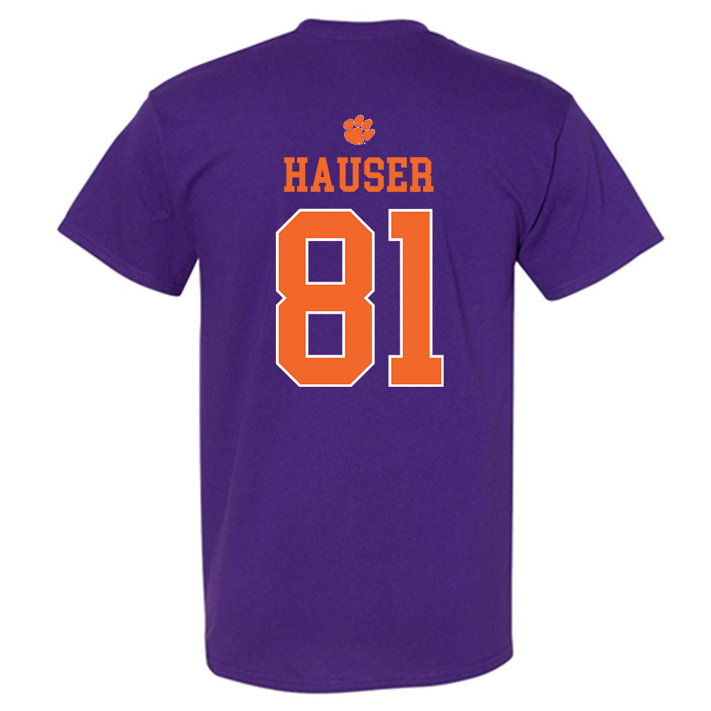 Clemson - NCAA Football : Nolan Hauser - Classic Shersey T-Shirt-1