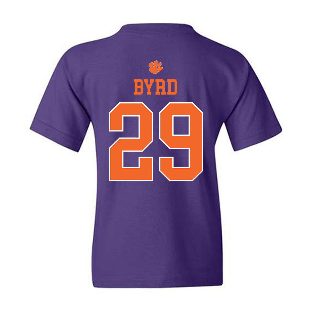 Clemson - NCAA Football : Chase Byrd - Classic Shersey Youth T-Shirt-1