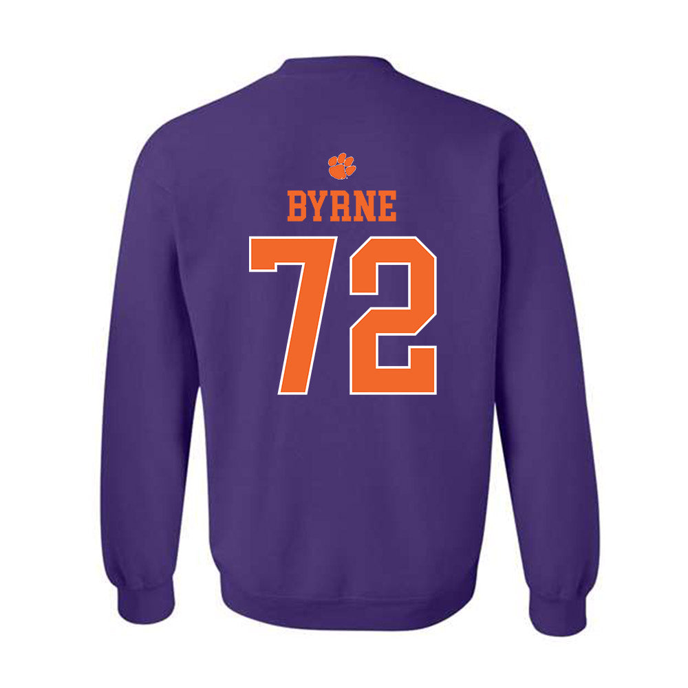Clemson - NCAA Football : Rowan Byrne - Classic Shersey Crewneck Sweatshirt-1