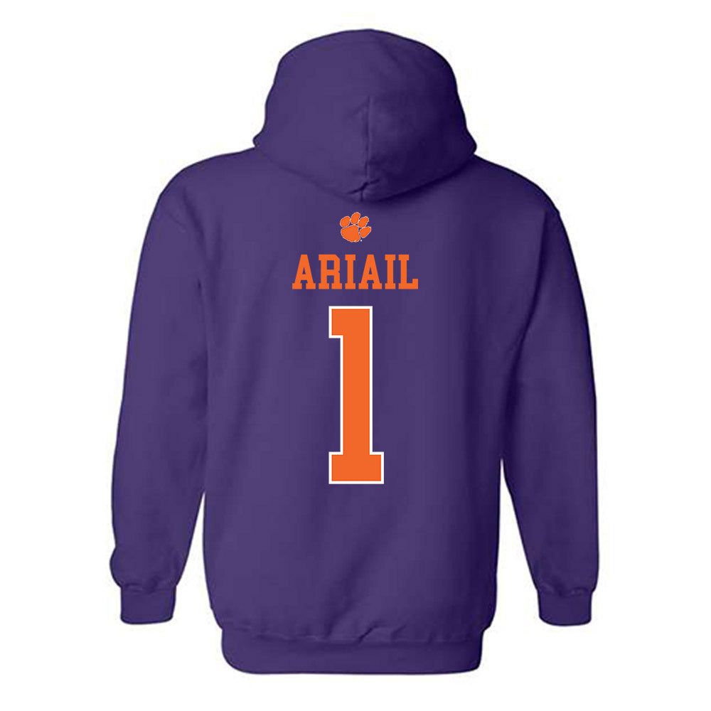 Clemson - NCAA Softball : Kennedy Ariail - Classic Shersey Hooded Sweatshirt-1