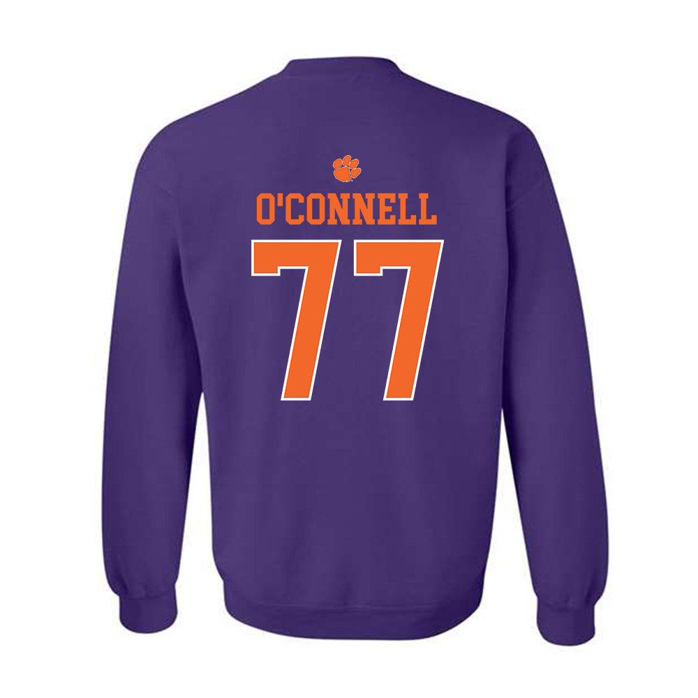 Clemson - NCAA Football : Ronan O'Connell - Classic Shersey Crewneck Sweatshirt-1