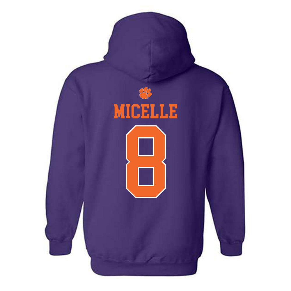 Clemson - NCAA Women's Volleyball : Becca Micelle Micelle - Classic Shersey Hooded Sweatshirt