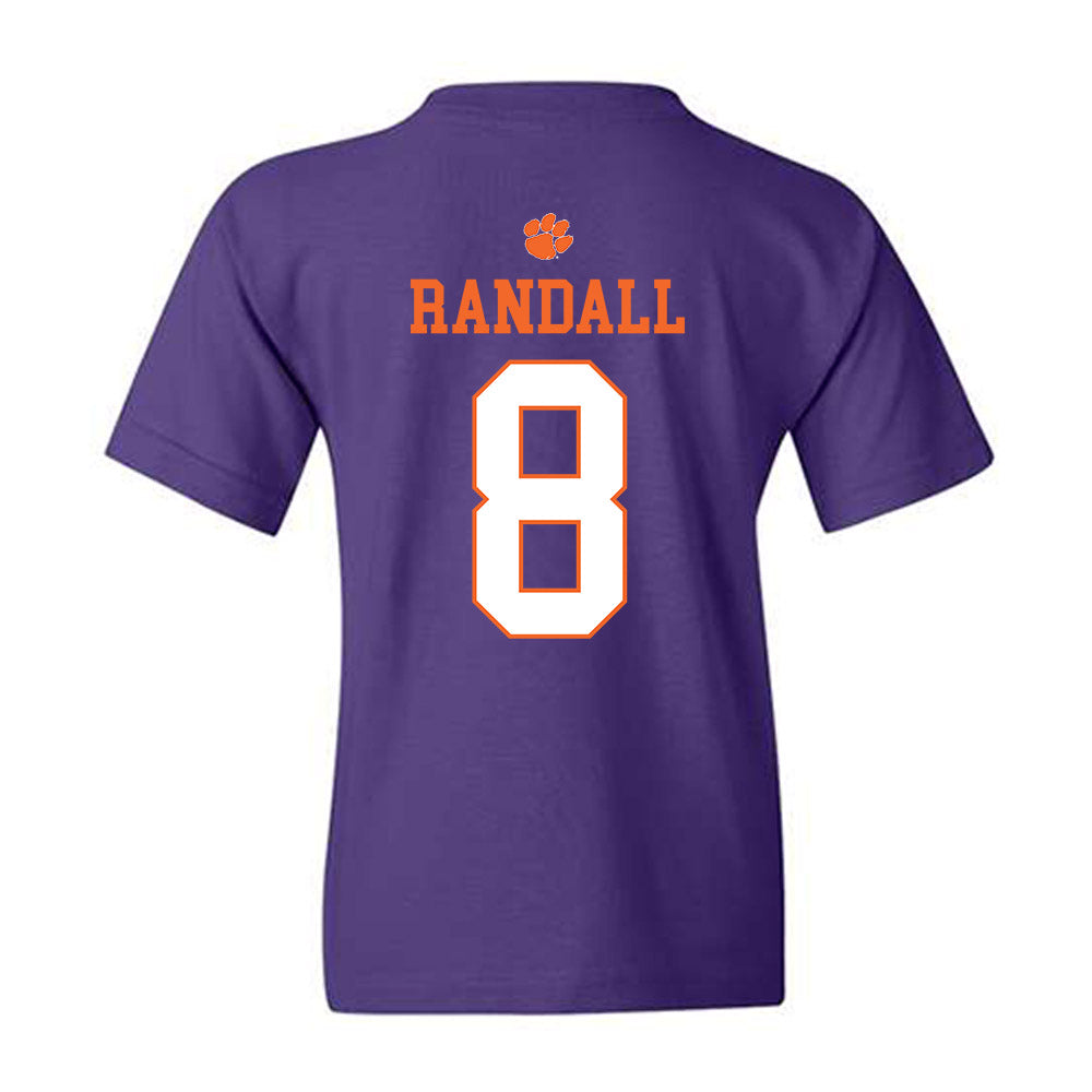 Clemson - NCAA Football : Adam Randall - Classic Shersey Youth T-Shirt-1