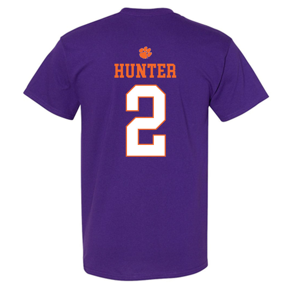 Clemson - NCAA Men's Basketball : Dillon Hunter - Classic Shersey T-Shirt-1