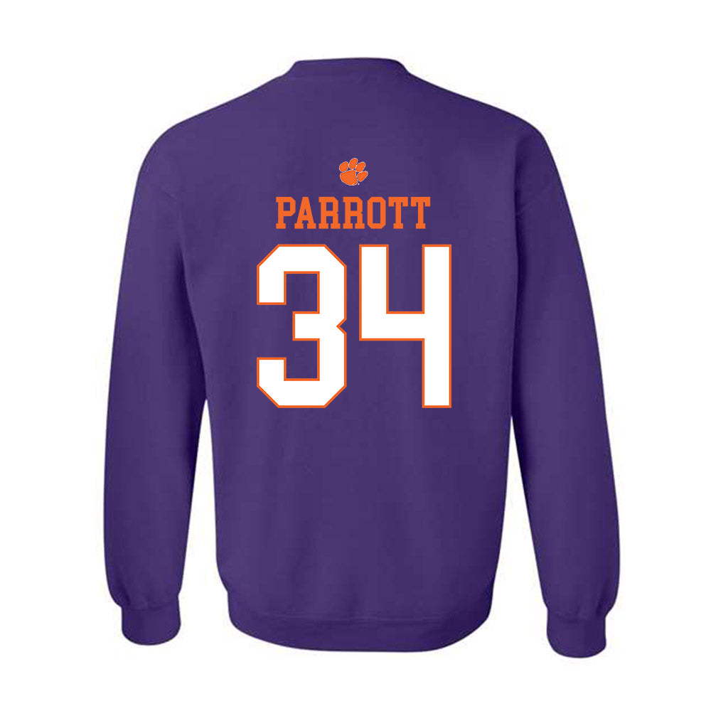 Clemson - NCAA Women's Soccer : Maddie Parrott - Classic Shersey Crewneck Sweatshirt-1
