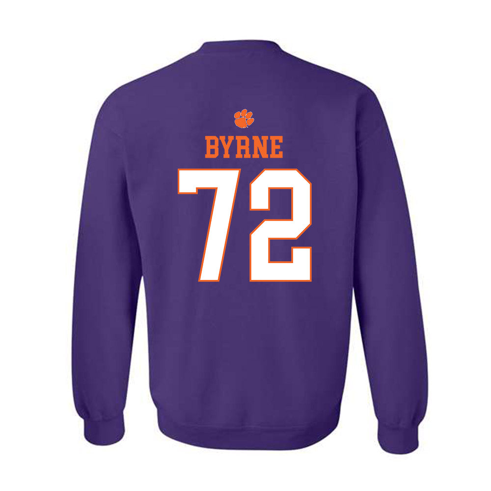 Clemson - NCAA Football : Rowan Byrne - Classic Shersey Crewneck Sweatshirt-1