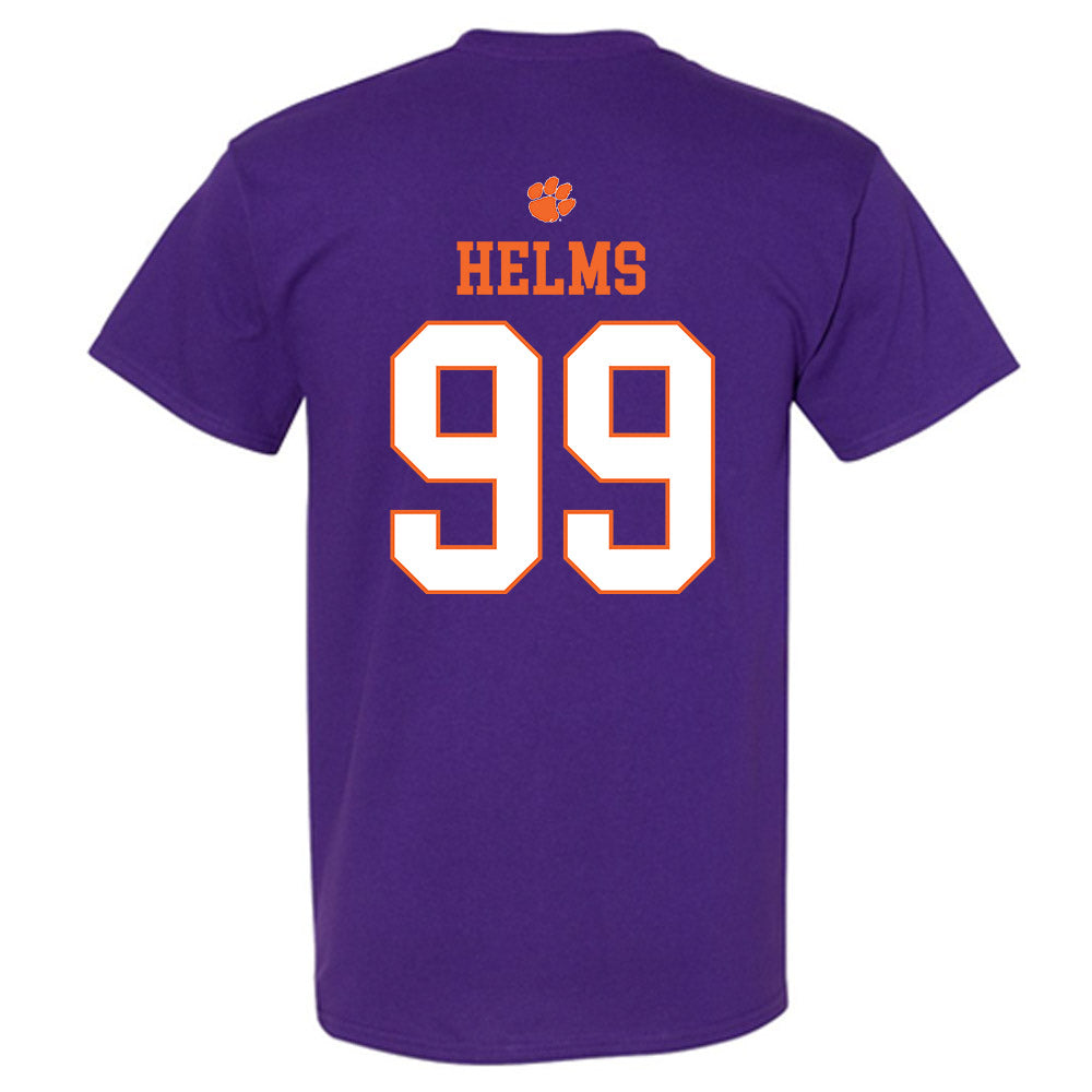 Clemson - NCAA Football : Hunter Helms - Classic Shersey T-Shirt-1
